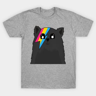 Pansexual Pride Flag Kitty T-Shirt